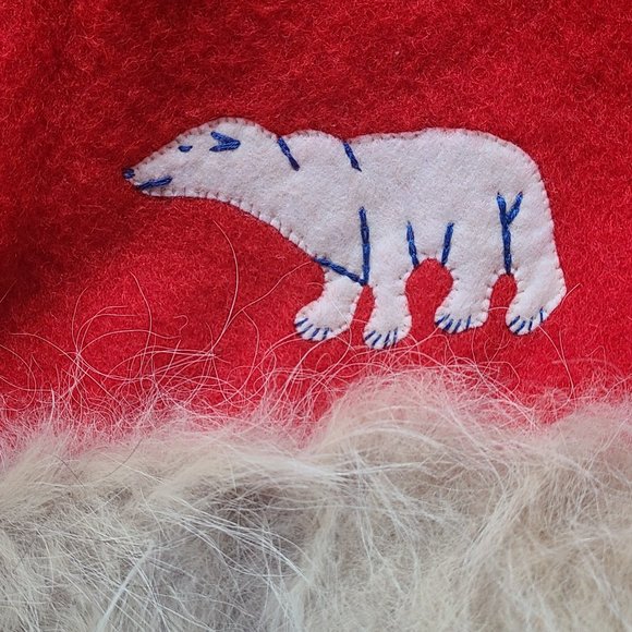 Vintage Canadian handmade wool parka, real fur hood and trim - Picture 5 of 9